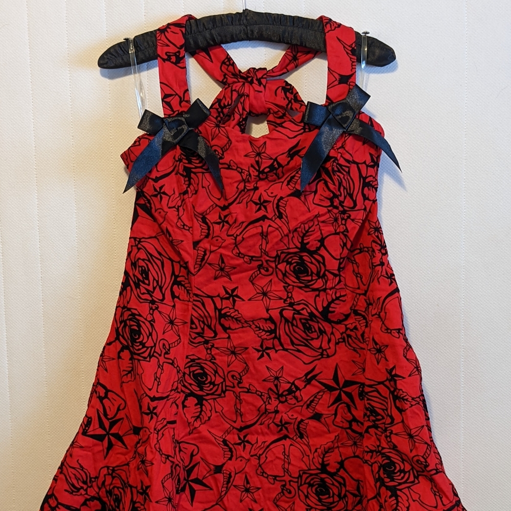 H & R Rockabilly Halter Dress